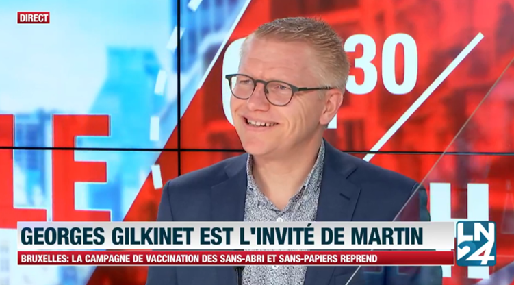 Georges Gilkinet, Vice-premier ministre et ministre de la Mobilité, est l'invité de Martin Buxant (LN24)