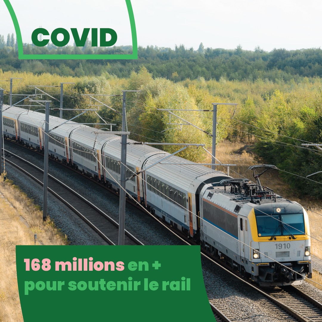 COVID - 168,4 millions d'euros en + pour soutenir les missions de service public du rail