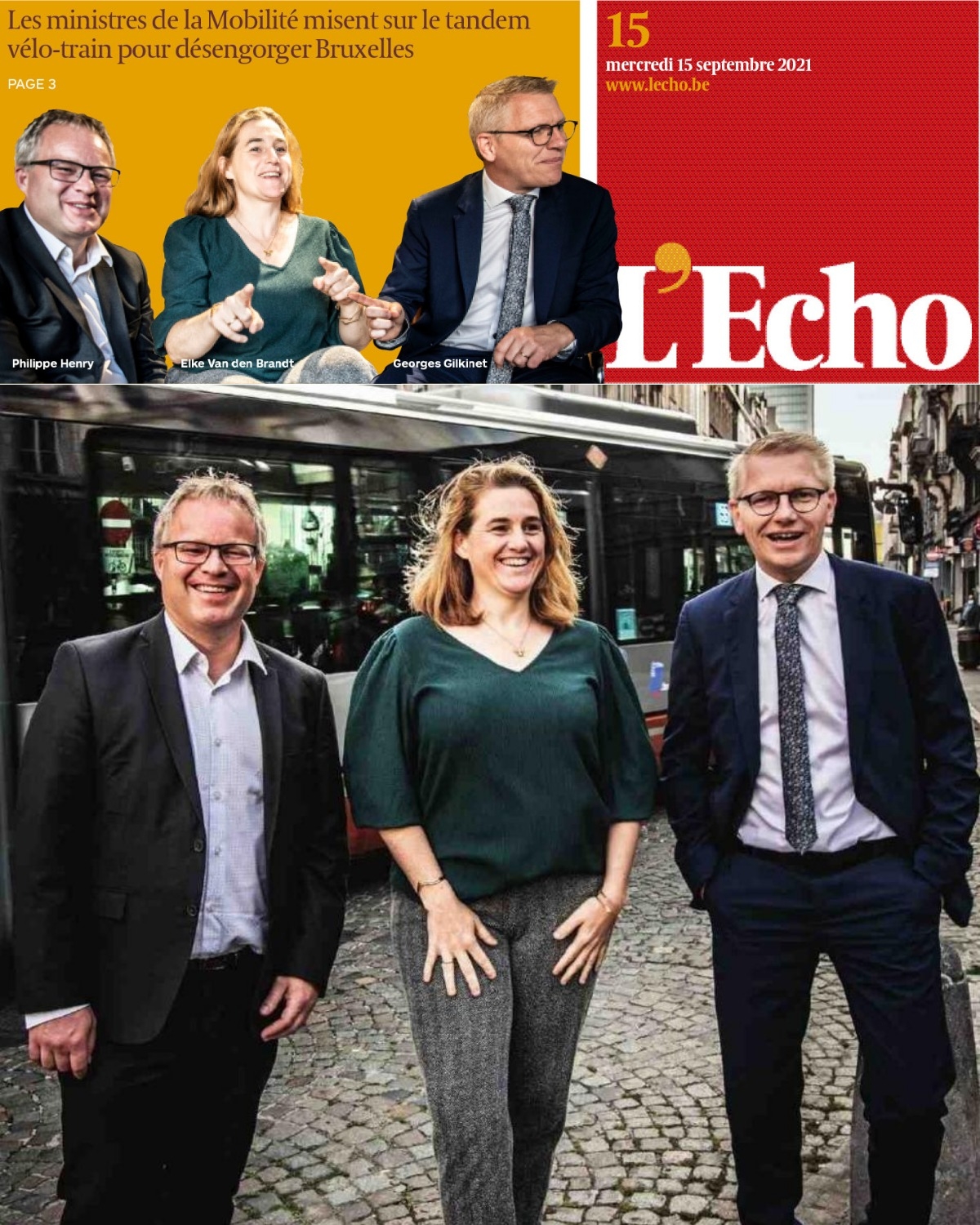 Les Ministres de la Mobilité misent sur le tandem vélo-train pour désengorger Bruxelles
