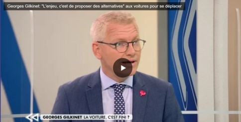 Georges Gilkinet: "L'enjeu, c'est de proposer des alternatives aux voitures pour se déplacer"