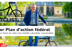 Le Gouvernement fédéral lance BE CYCLIST Le 1er Plan d'action fédéral pour la promotion du vélo