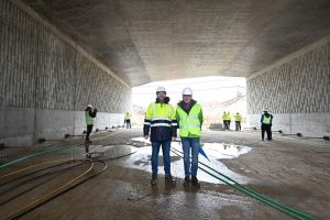 Georges Gilkinet sur le chantier du RER à Lillois : « Kilomètre après kilomètre, le RER devient une réalité pour mieux relier le Grand Bruxelles ! »  